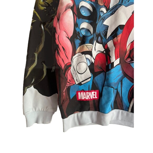 Marvel Boys Sweater Hulk Spiderman Captain America Size L 10/12 70% Cotton NWT - Picture 8 of 16